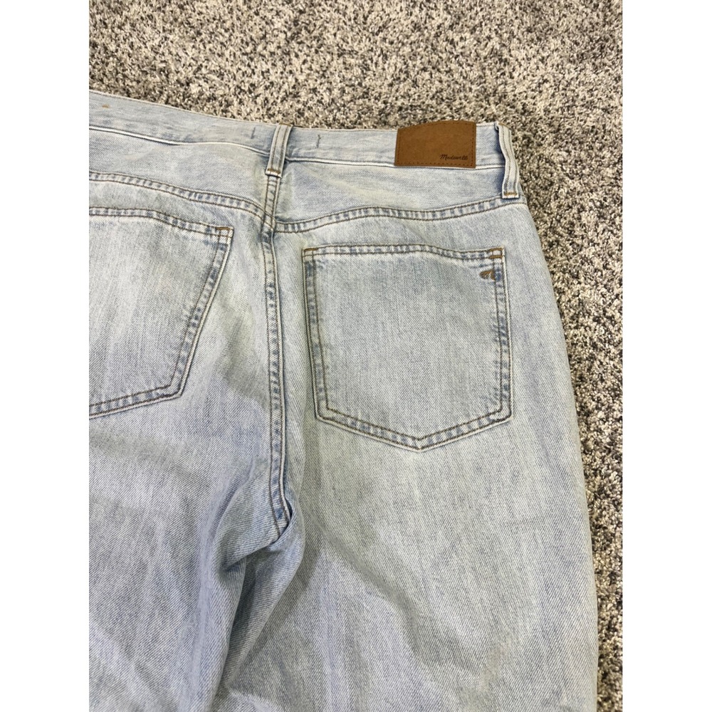Madewell Perfect Vintage Jean women's 28 Light Wash High Rise Straight Leg Denim - Picture 12 of 14